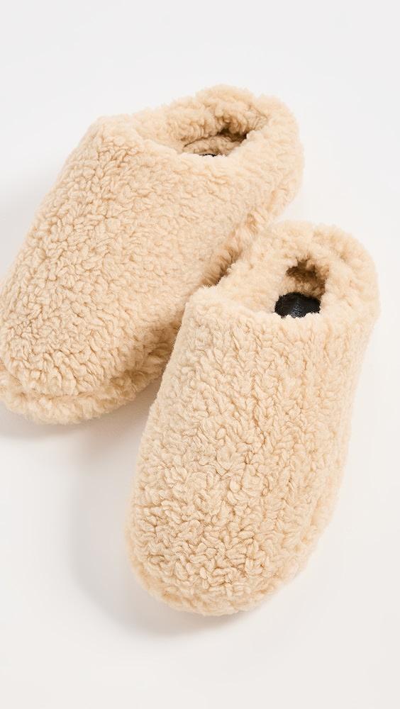 Apparis Misha Bouclette Slippers | Shopbop Product Image