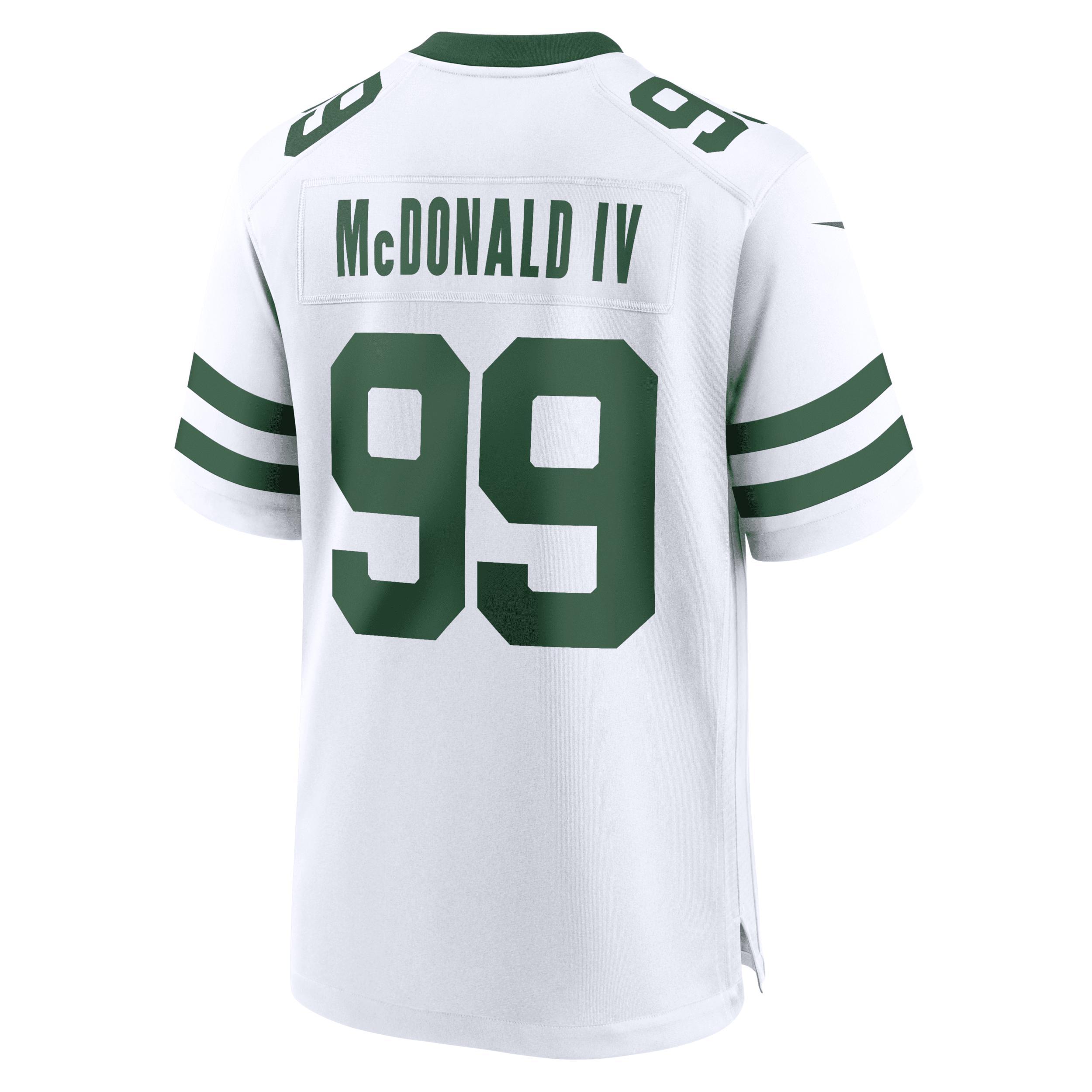 Nike Men's NFL New York Jets (Will McDonald IV) Game Football Jersey Product Image