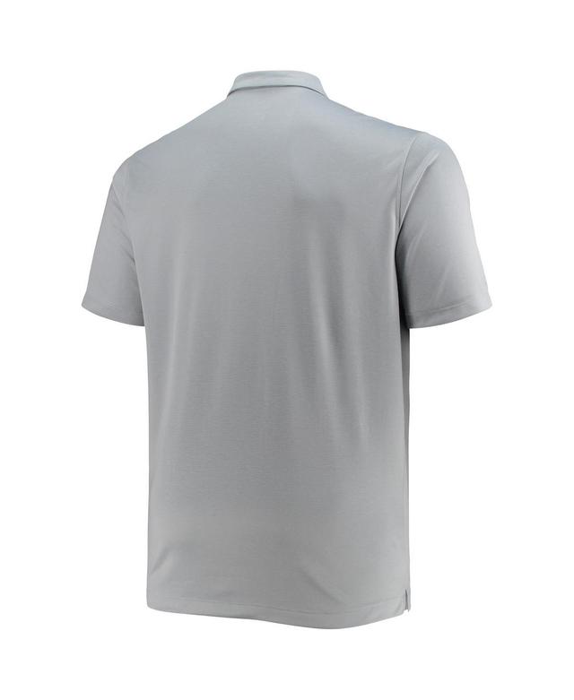 NIKE Men's  Heathered Gray Florida Gators Big And Tall Performance Polo Shirt Product Image