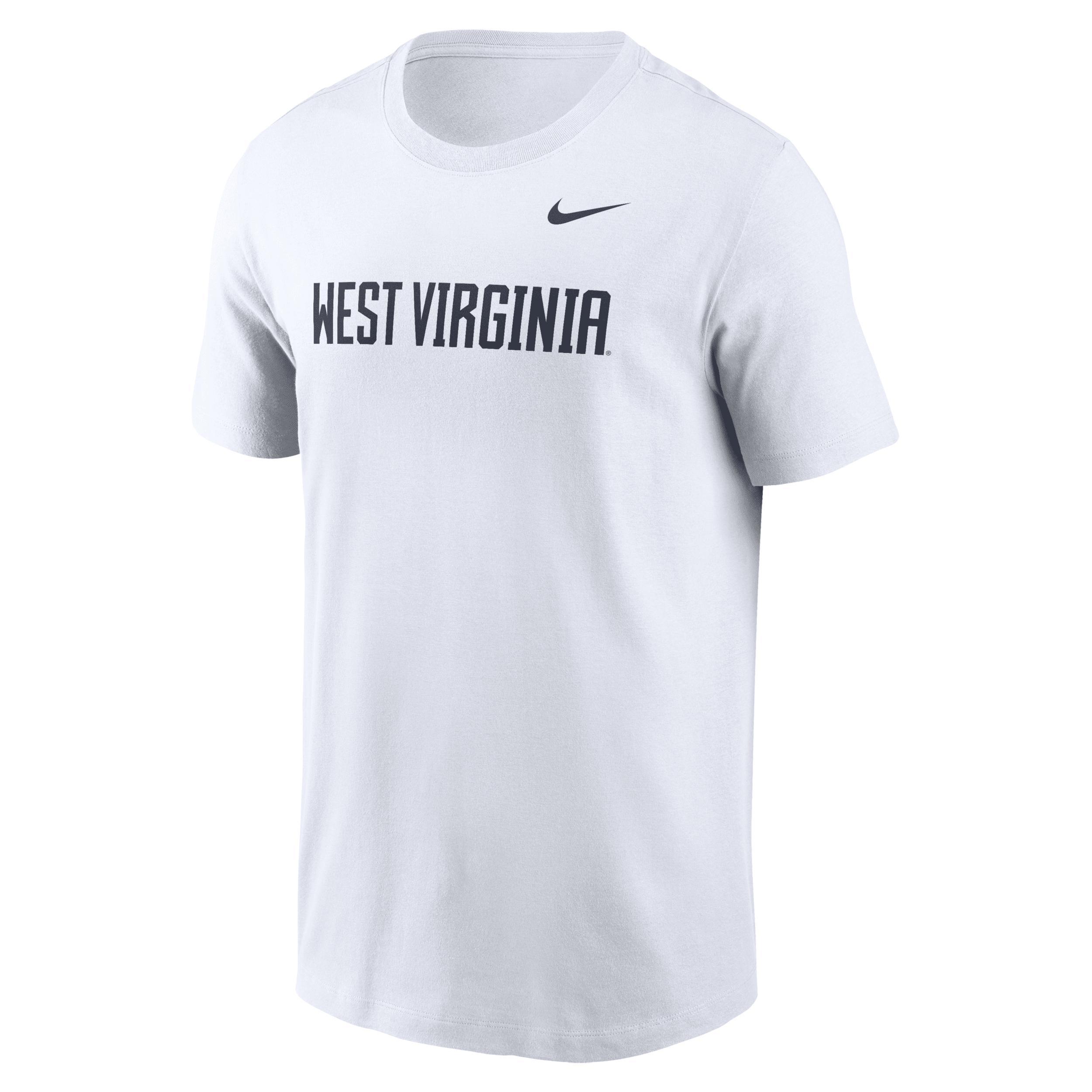 West Virginia Mountaineers Primetime Wordmark Nike Men's College T-Shirt Product Image