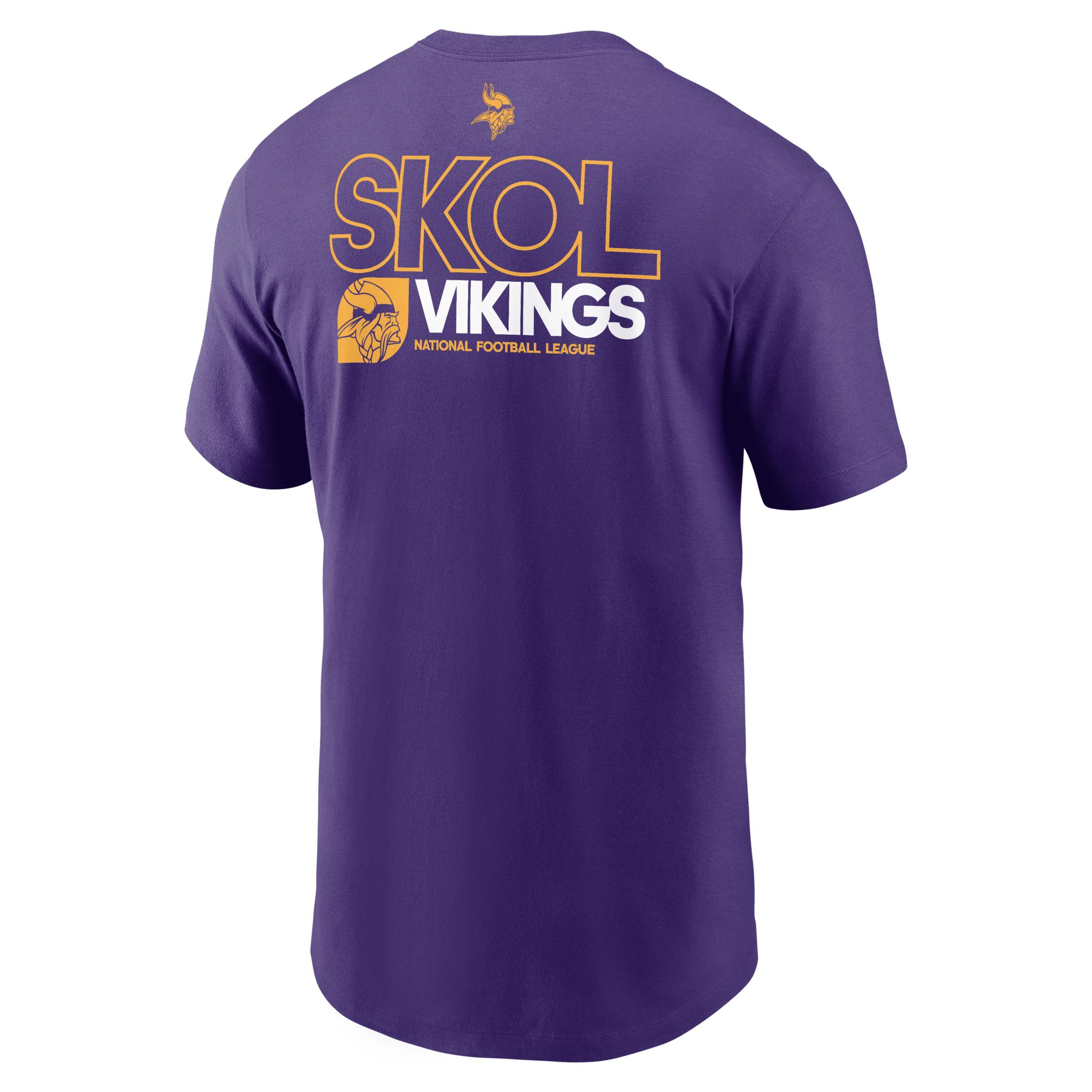 Minnesota Vikings Team Outline Essential T-Shirt Nike Men's NFL T-Shirt Product Image