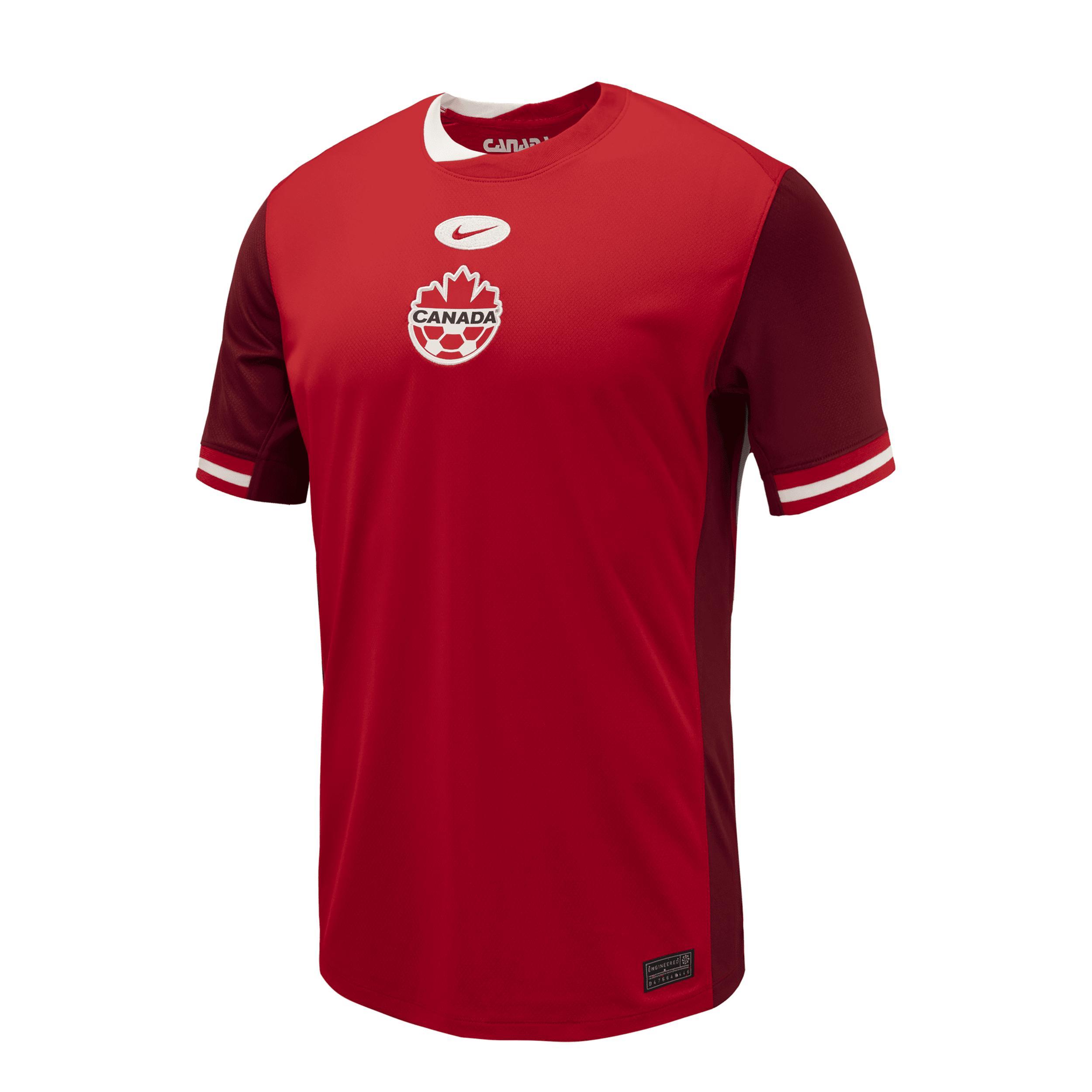 Canada 2024 Stadium Home Nike Mens Dri-FIT Soccer Replica Jersey Product Image