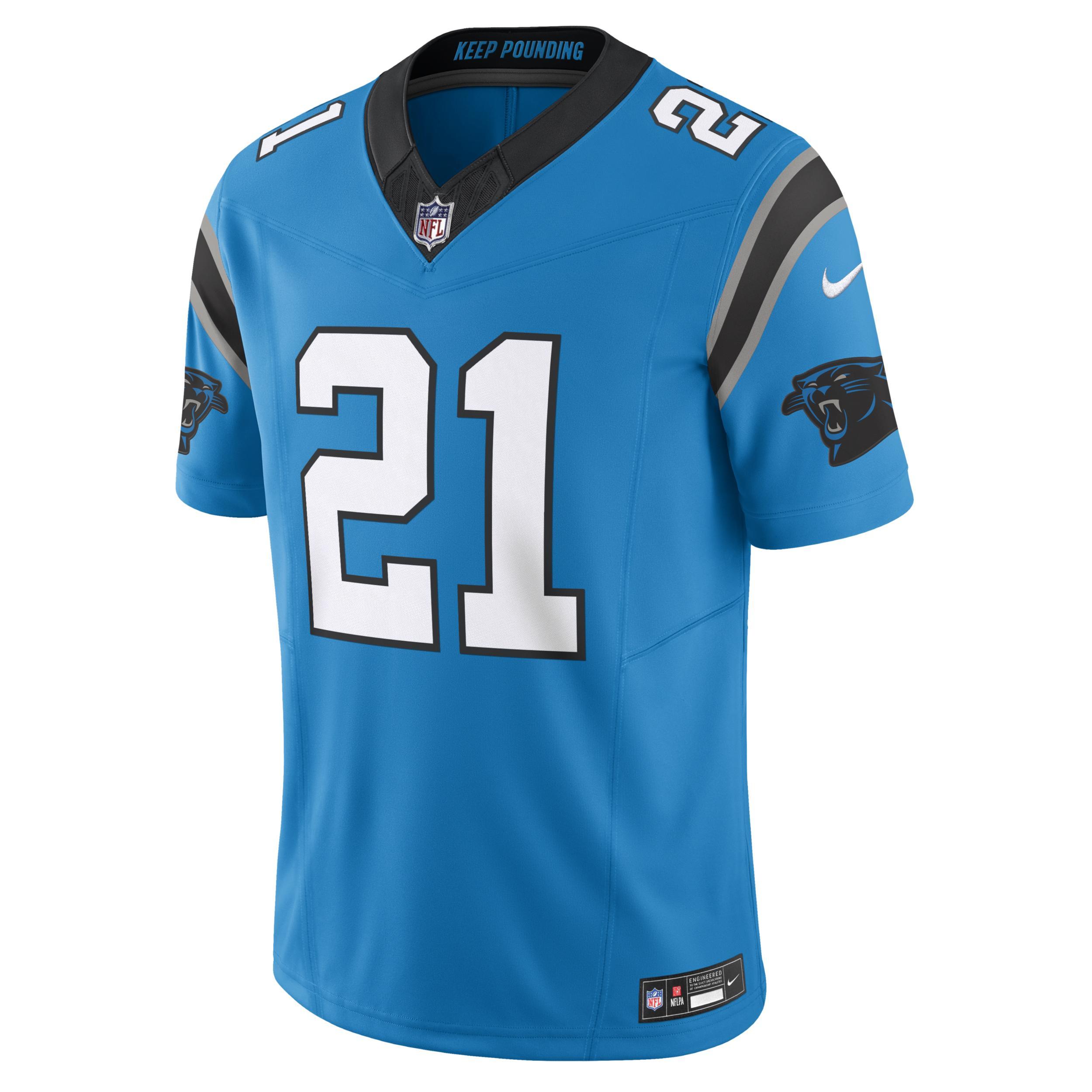 Mens Nike Jeremy Chinn Blue Carolina Panthers Vapor F.u.s.e. Limited Jersey - Blue Product Image