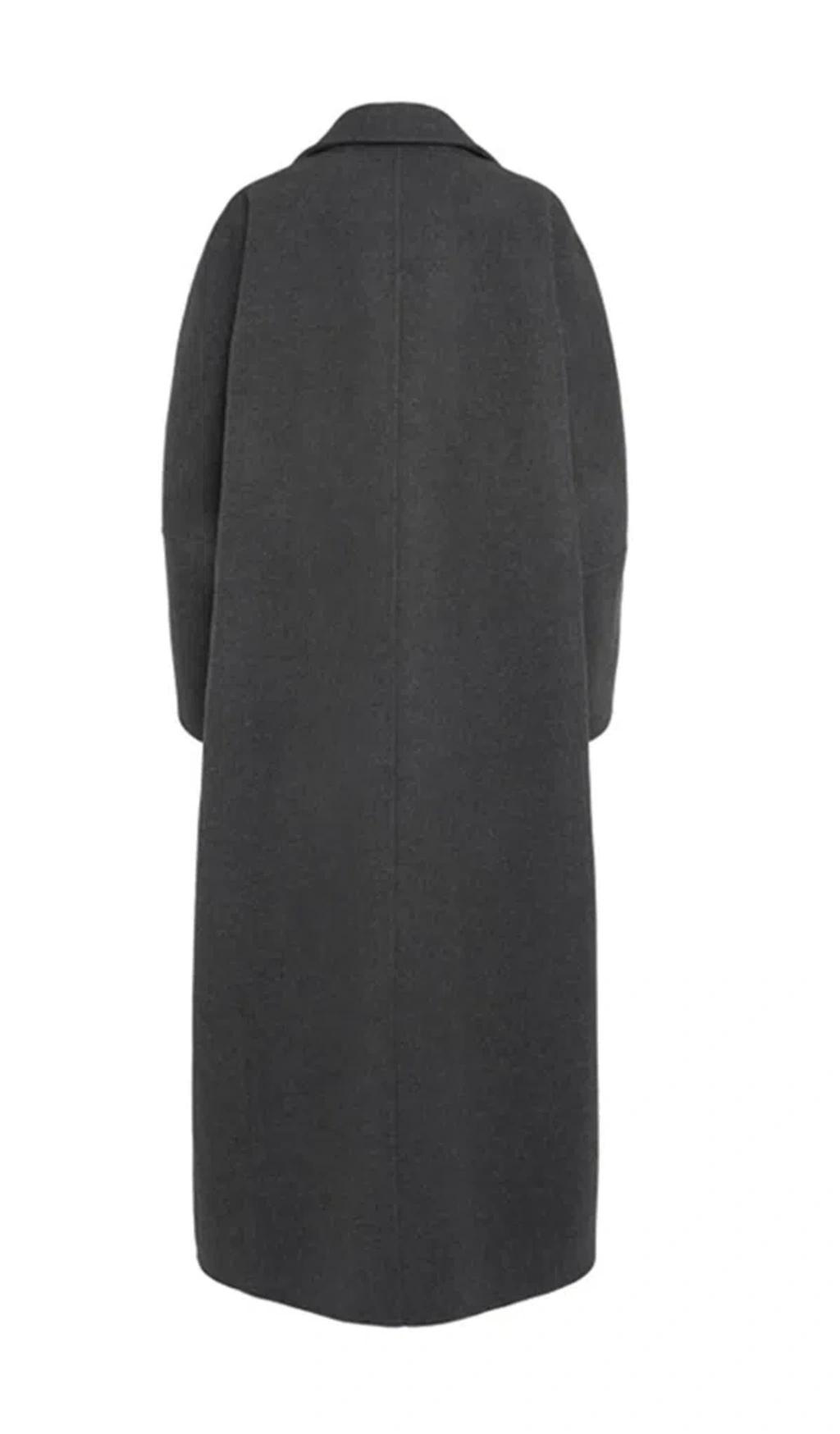 MAX MARA Asburgo Wool & Cashmere Long Coat In Grey Product Image