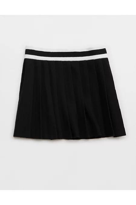 Aerie Pleated Sweater Mini Skirt Women's Product Image