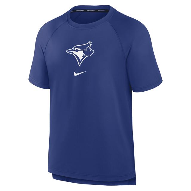 Nike Mens Royal Toronto Blue Jays Authentic Collection Pregame Raglan Performance T-Shirt Product Image