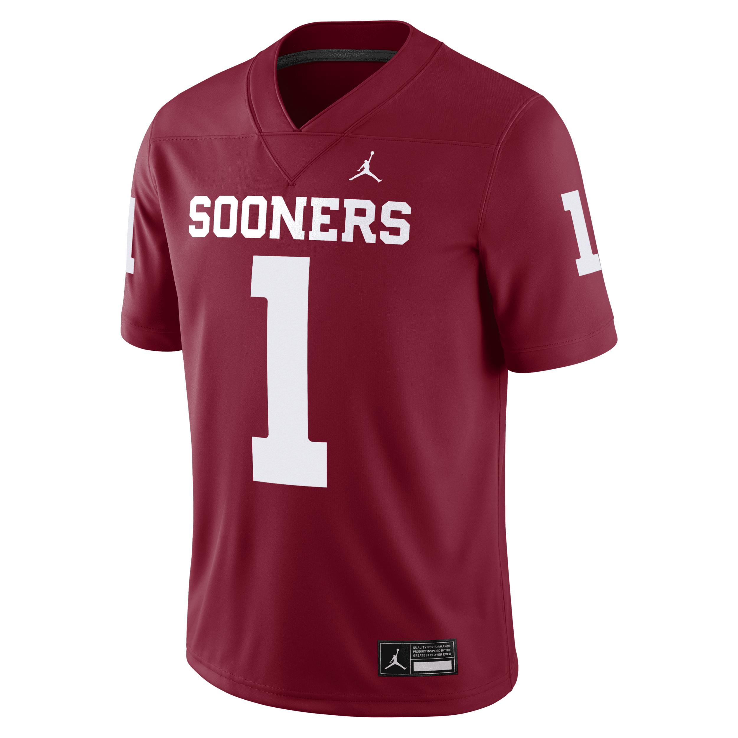 Men's Oklahoma Sooners Jordan Dri-FIT College Game Jersey Product Image