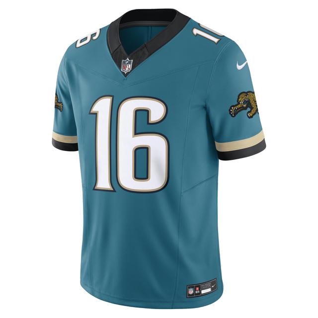 Nike Mens Trevor Lawrence Teal Jacksonville Jaguars Prowler Throwback Vapor F.u.s.e. Limited Jersey - Teal Product Image