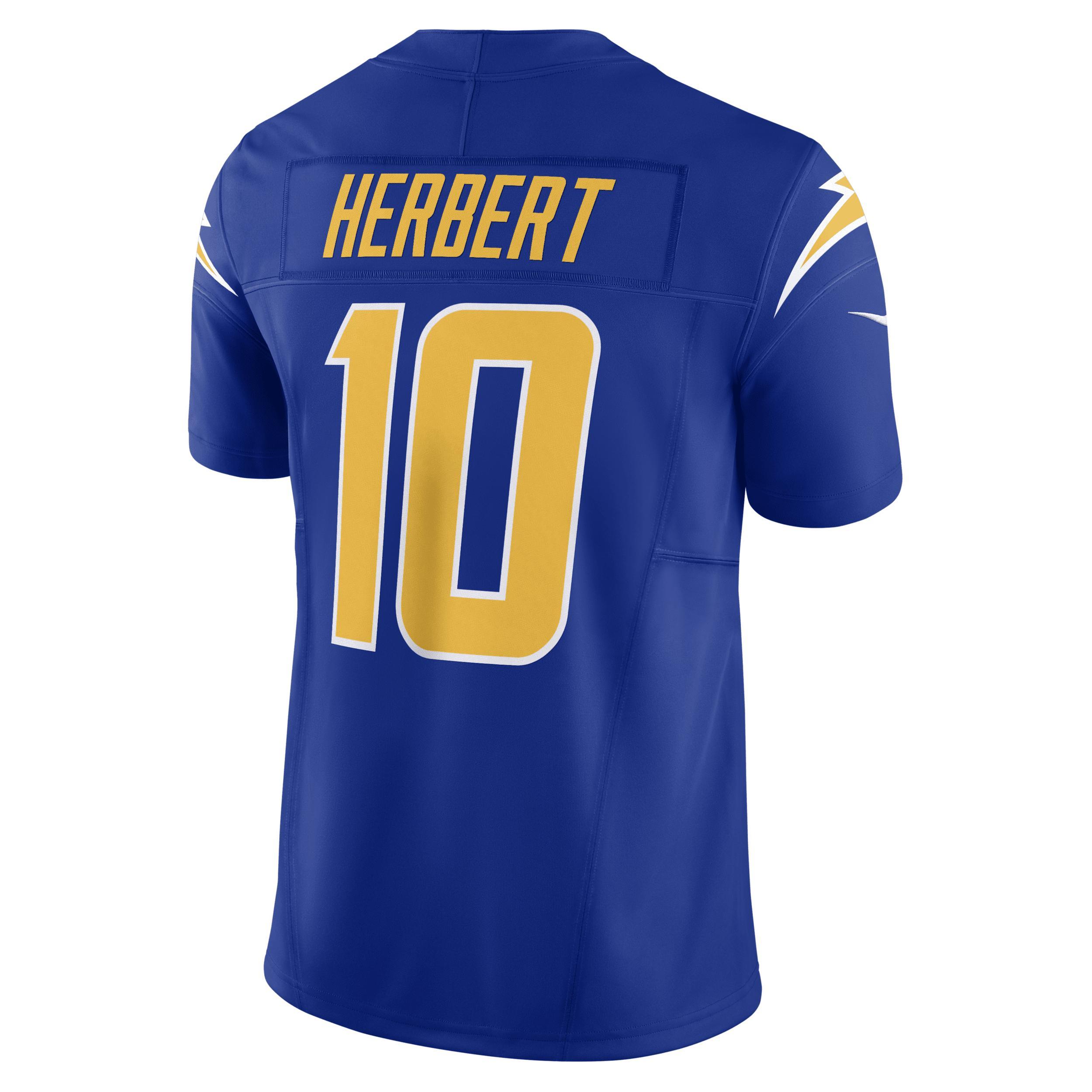 Justin Herbert Los Angeles Chargers Nike Mens Dri-FIT NFL Limited Football Jersey Product Image