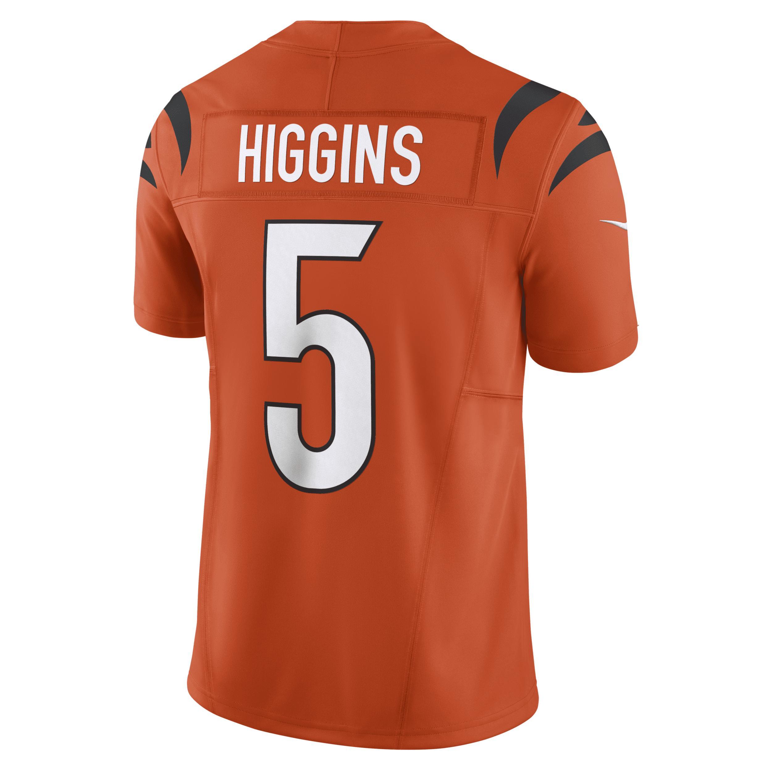 Mens Nike Tee Higgins Cincinnati Bengals Vapor F.U.S.E. Limited Alternate 1 Jersey Product Image