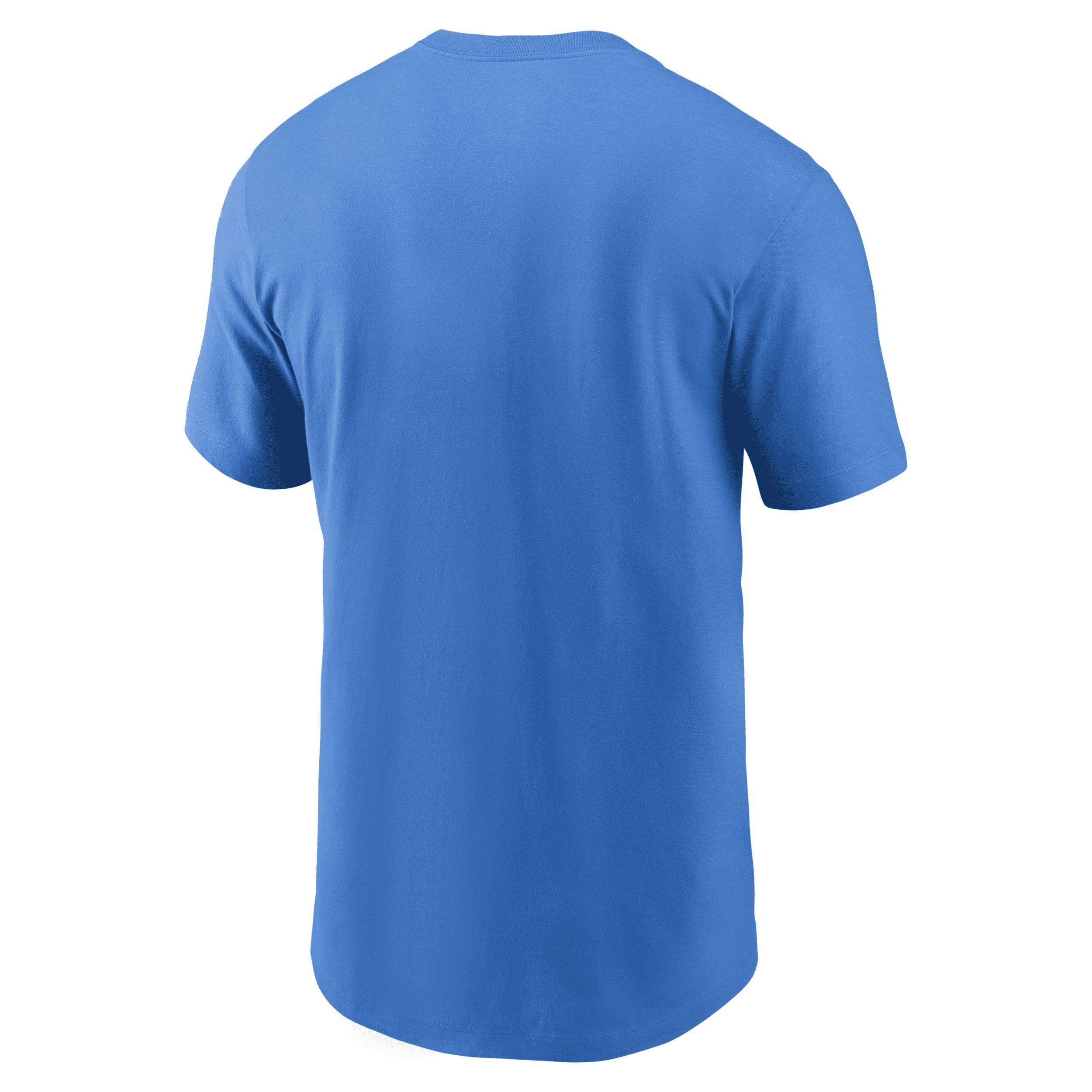 Mens Nike Powder Blue Los Angeles Chargers Rewind Logo Essential T-Shirt Product Image