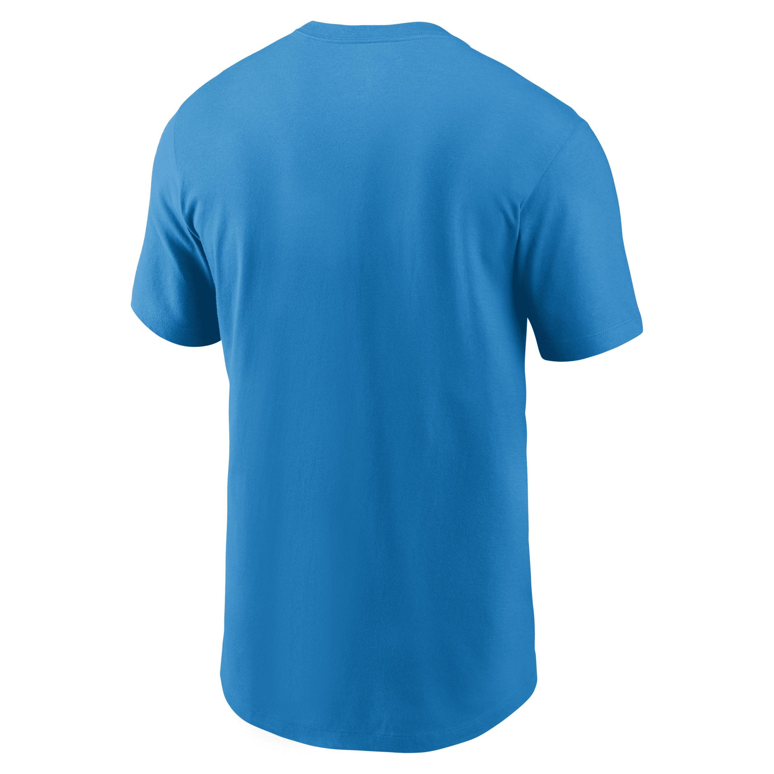 Carolina Panthers Primetime Wordmark Essential Nike Men's NFL T-Shirt Product Image