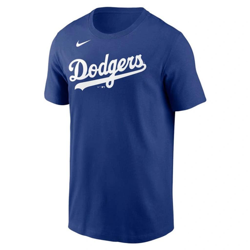 NIKE Men's  Trevor Bauer Royal Los Angeles Dodgers Name And Number T-shirt Product Image