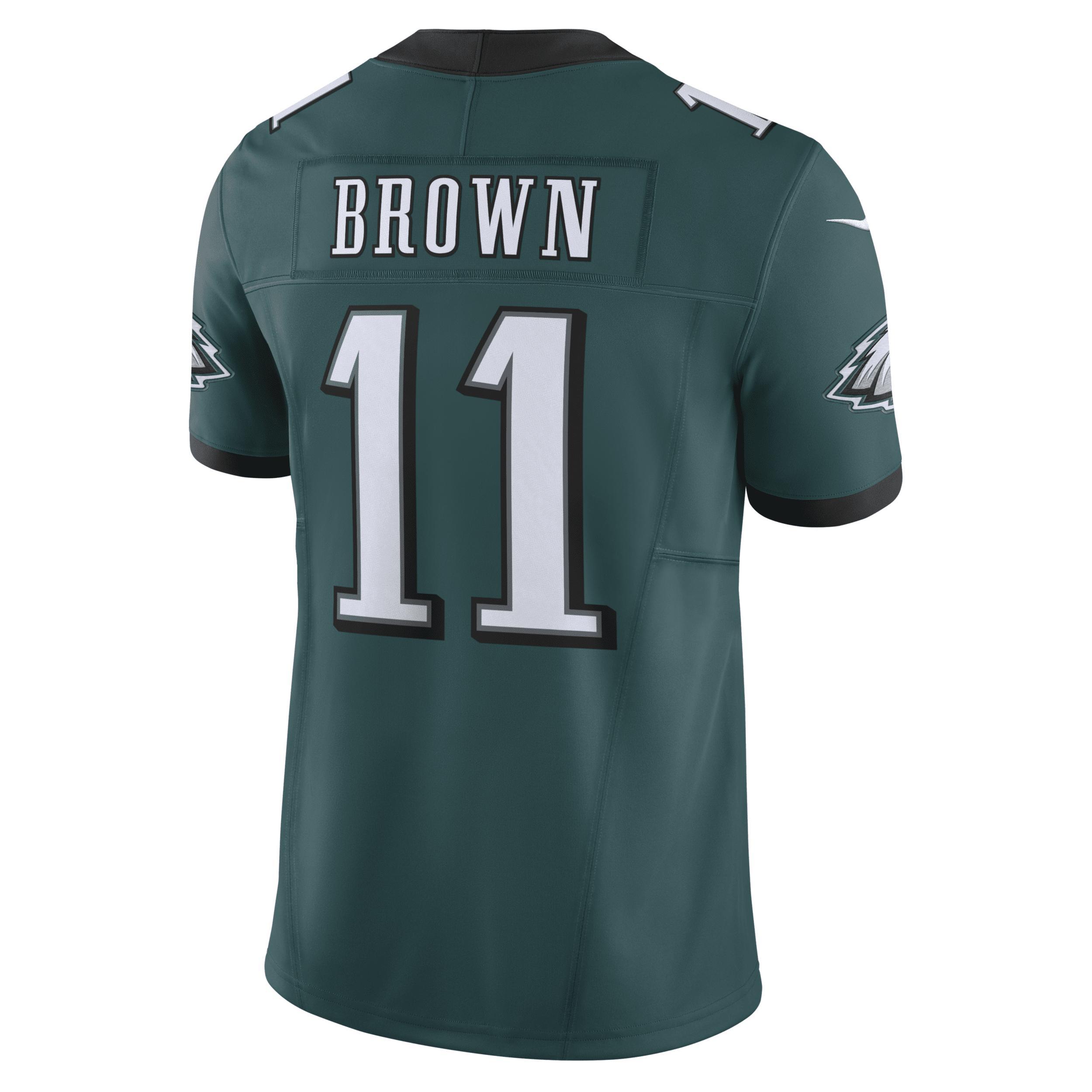 Mens Nike A.J. Brown Midnight Philadelphia Eagles Vapor F.U.S.E. Limited Jersey Product Image