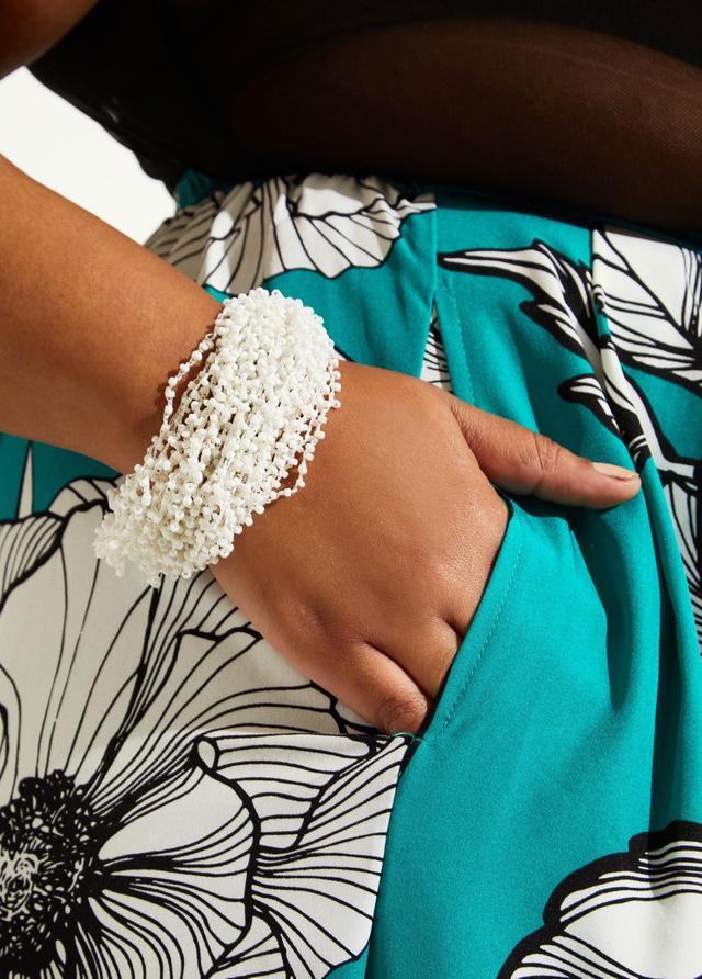 Plus Size Multistrand Beaded Bracelet Ashley Stewart Product Image