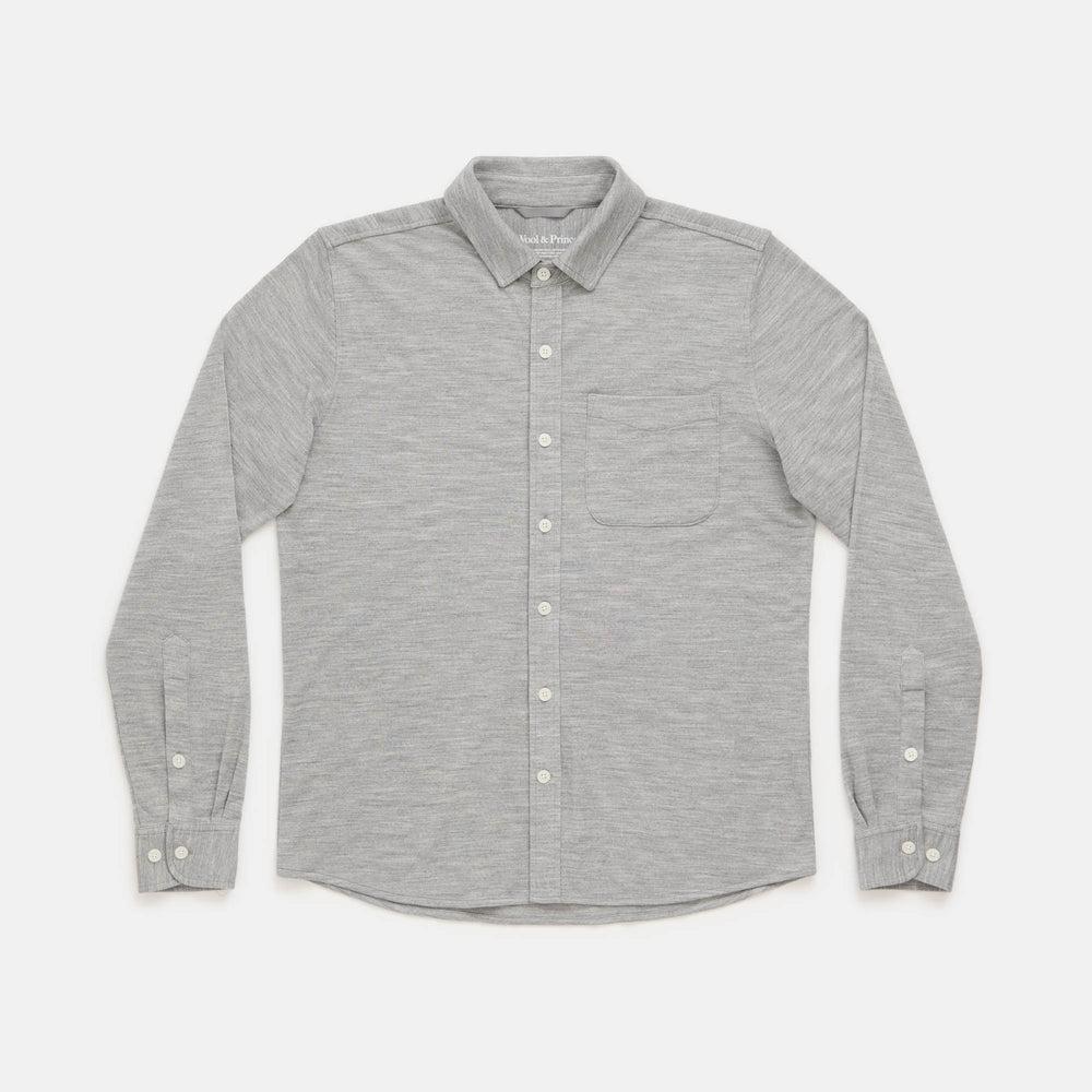 Pique Knit Button-Down Shirt product image