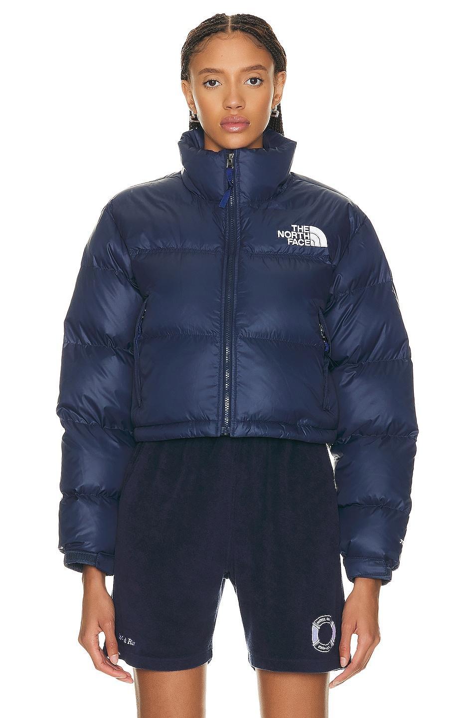 The North Face Nuptse Short Jacket in Navy Product Image