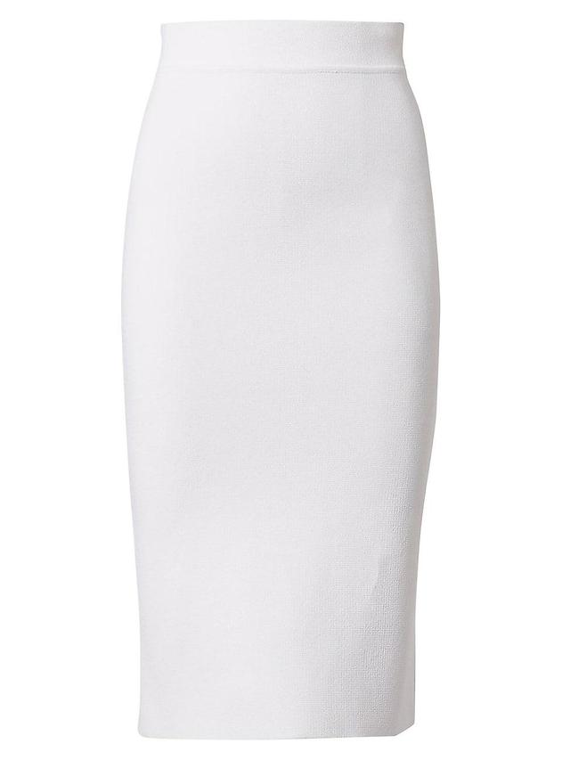 Knit Crepe Pencil Skirt Product Image