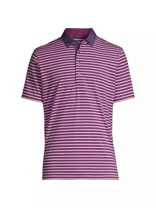 Okena Striped Polo Shirt Product Image