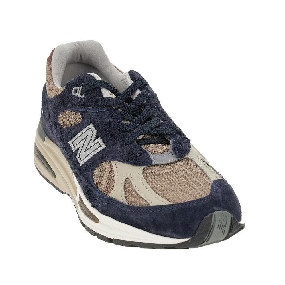 NEW BALANCE Made In Uk 991v2 Sneakers After Midnight / Sepia Tint / Plaza Taupe In Blue Product Image