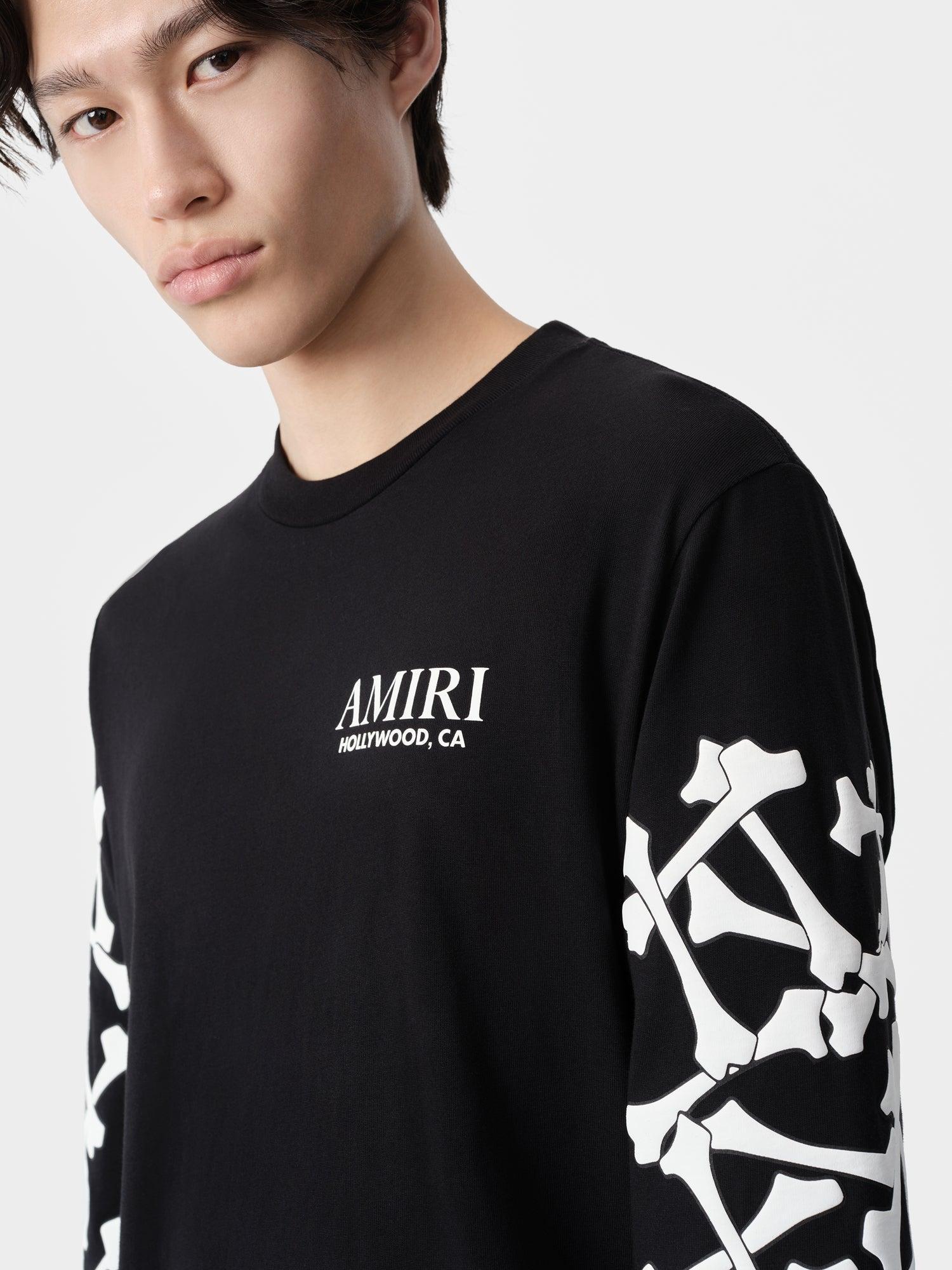 BONES STACKED LONG SLEEVE TEE - Black Male Product Image