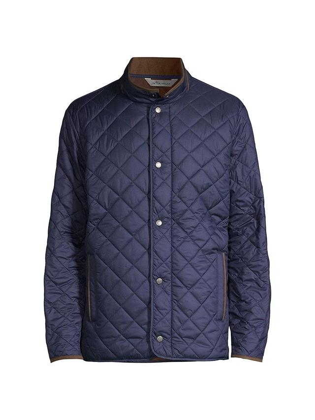 Mens Suffolk Quilted Travel Coat Product Image