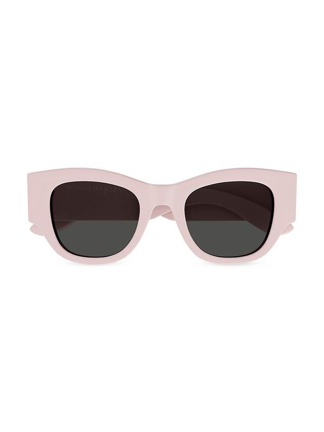 Womens 50MM Rectangular Sunglasses Product Image