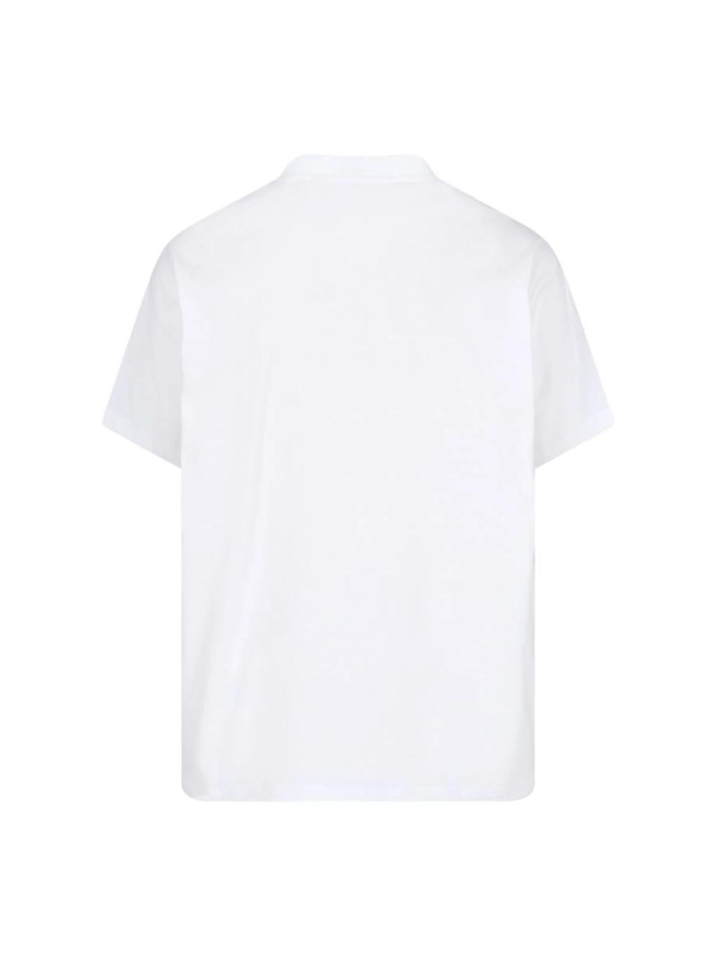 Logo-embossed Crew-neck T-shirt In White Product Image