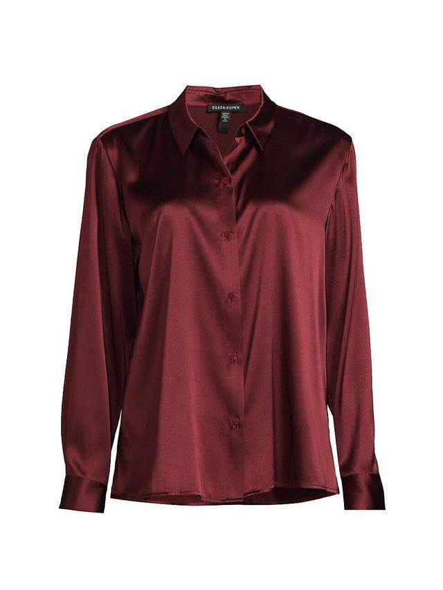 Womens Stretch Silk Easy Shirt Product Image