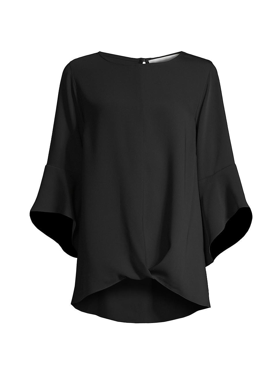 Womens Crepe Suzette Twist Top Product Image