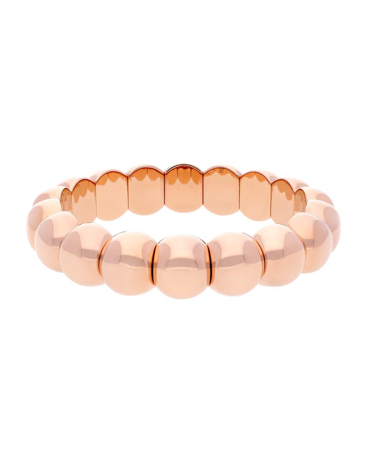 18k Rose Gold Overlay Stretch Bracelet Product Image