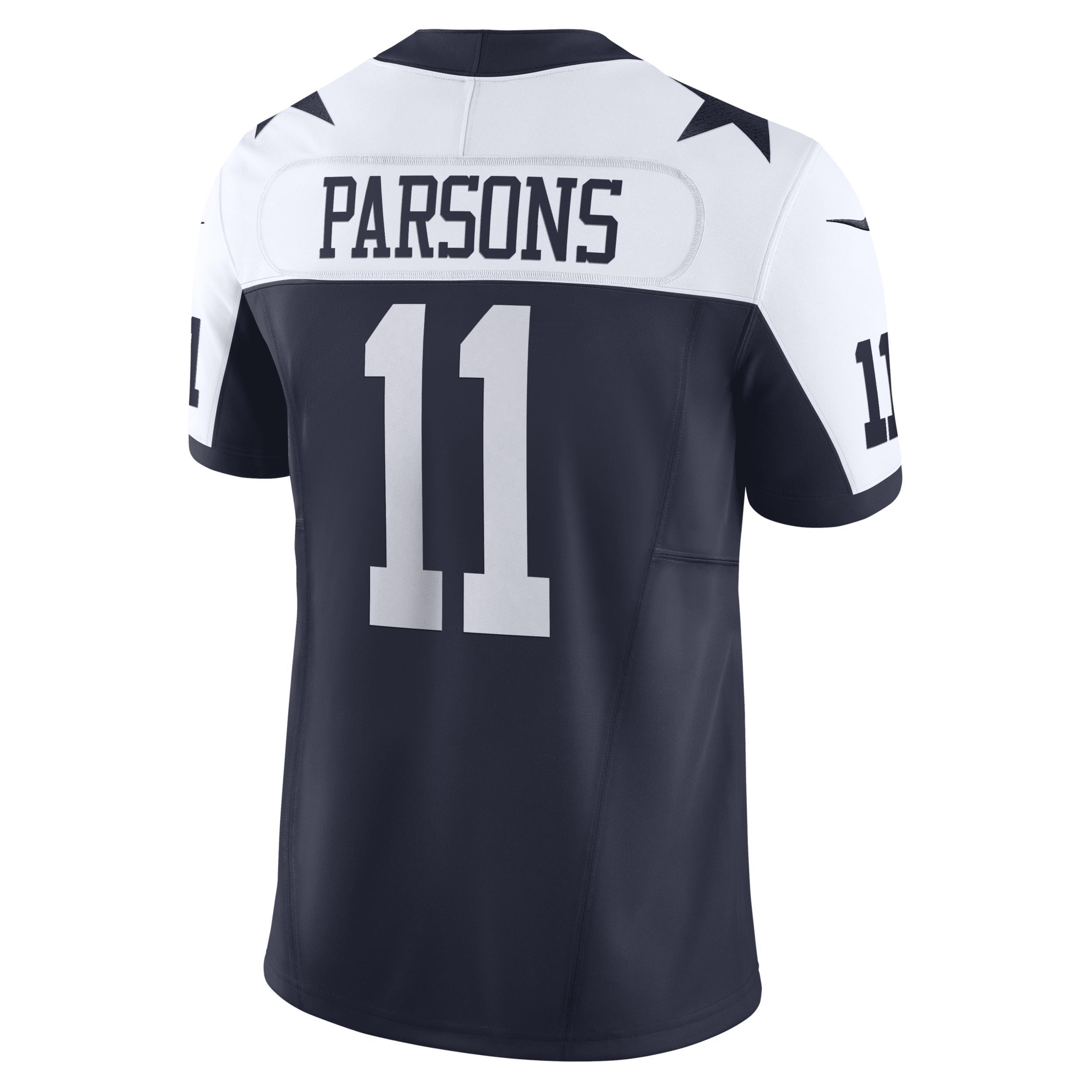 Mens Nike Micah Parsons Dallas Cowboys Vapor F.U.S.E. Limited Jersey Blue Product Image