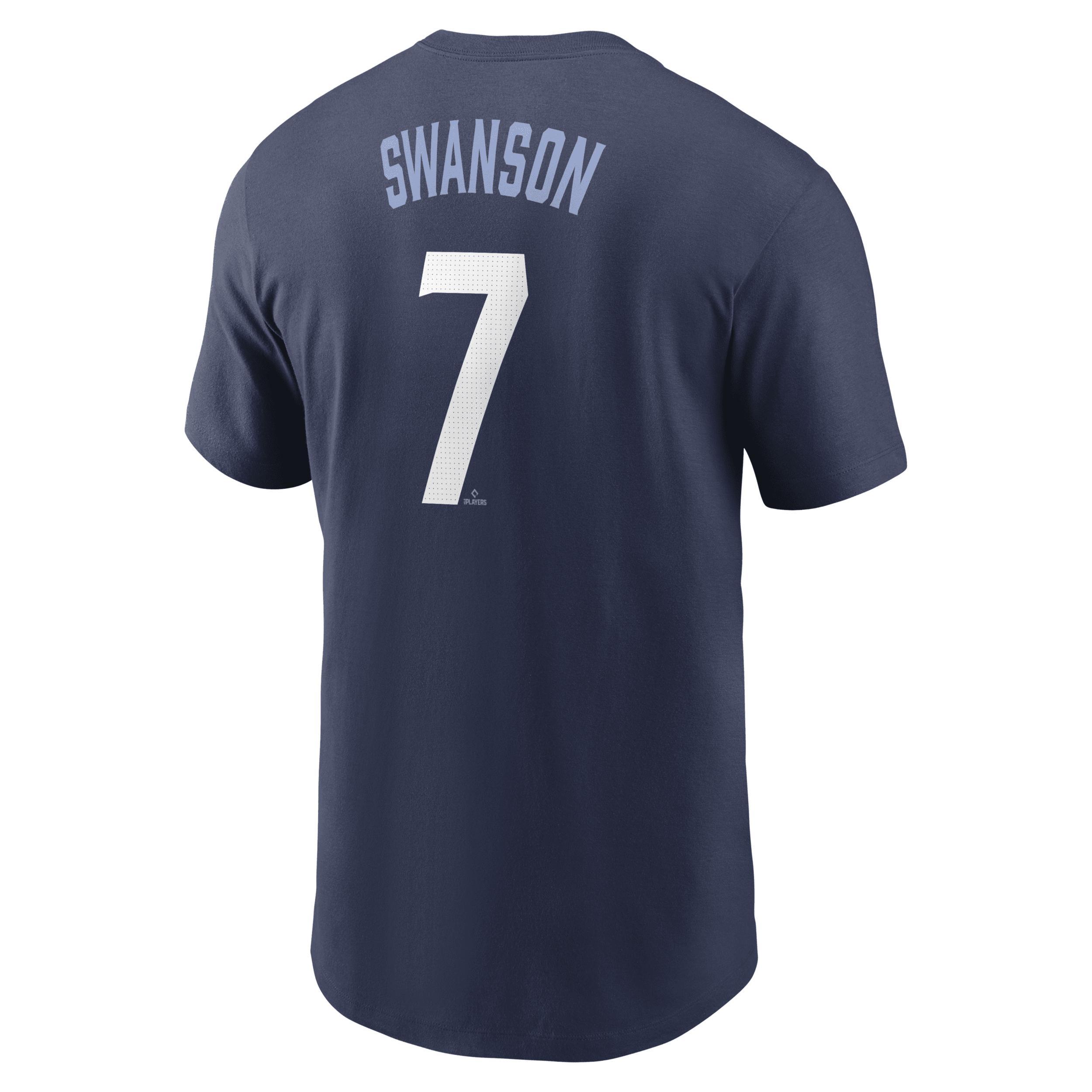 Dansby Swanson Chicago Cubs City Connect Fuse Nike Mens MLB T-Shirt Product Image