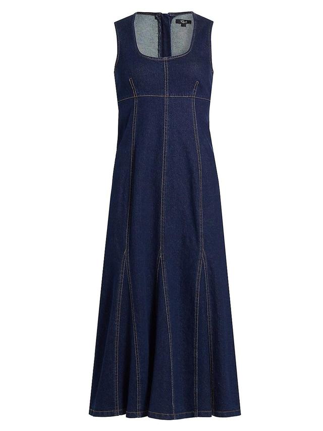 Womens Minna Denim Midi-Dress Product Image