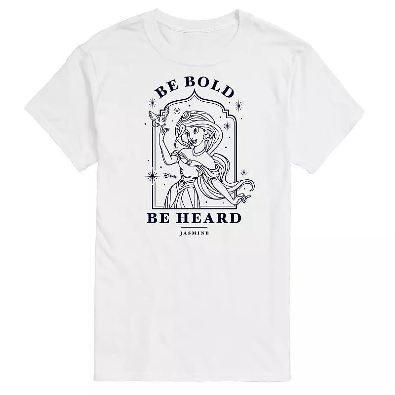 Disney Princess Big & Tall Jasmine Be Bold Be Heard Graphic Tee, Mens Product Image