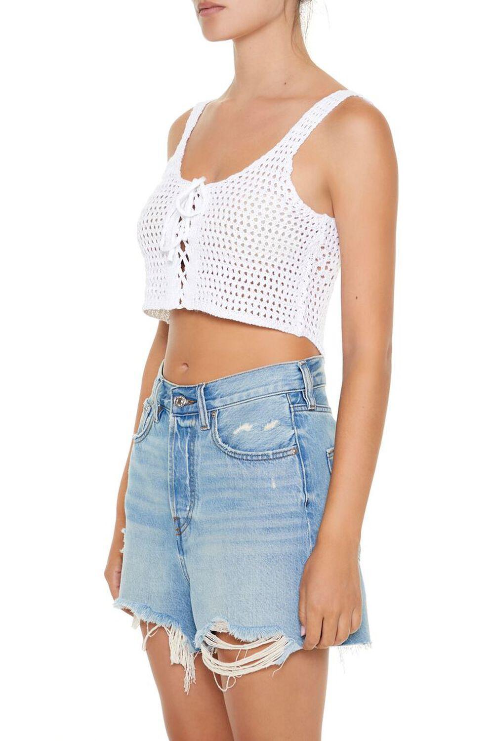 Cropped Crochet Tank Top | Forever 21 Product Image