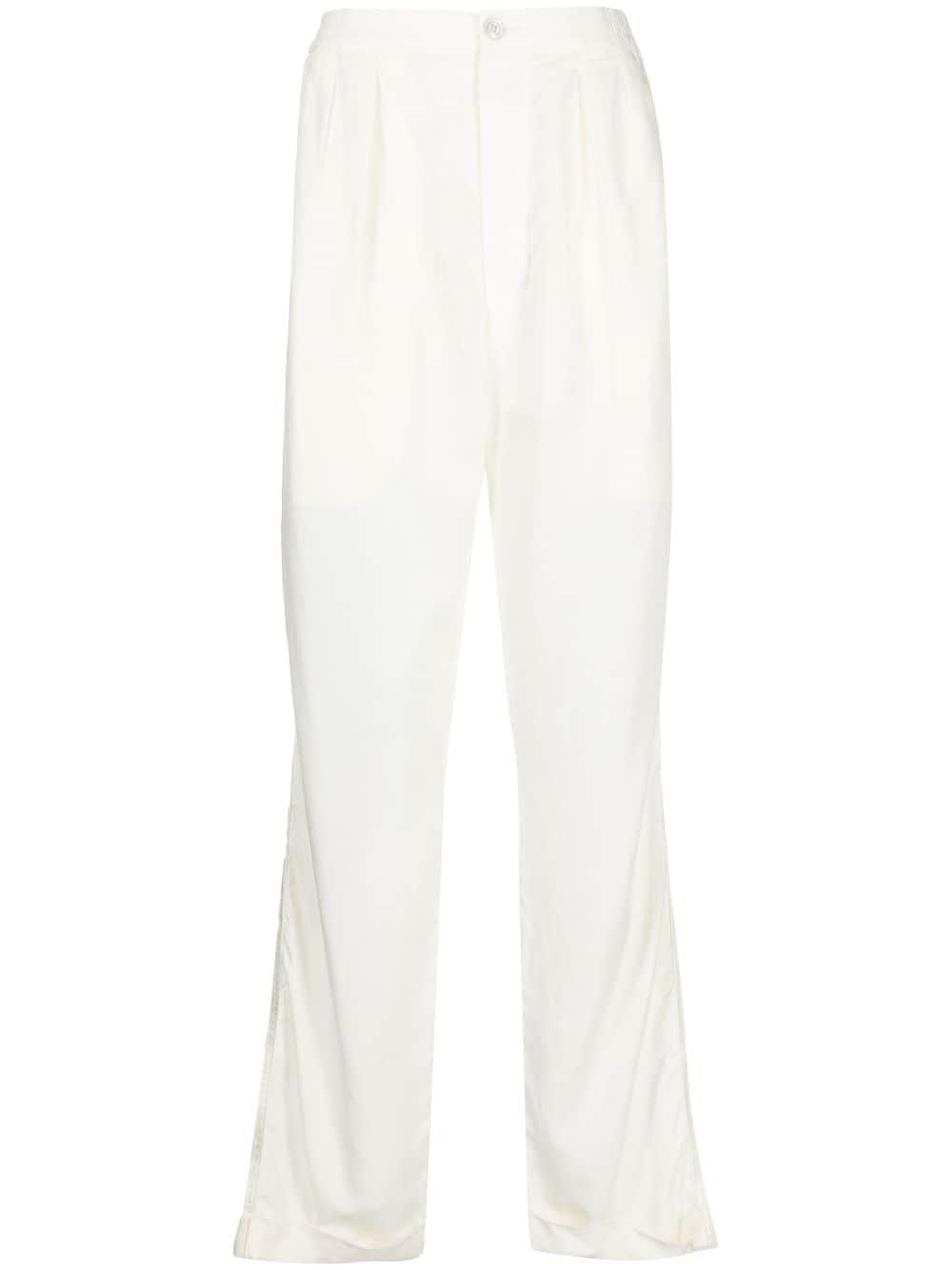 TOM FORD Straight-leg Lyocell Trousers In White Product Image