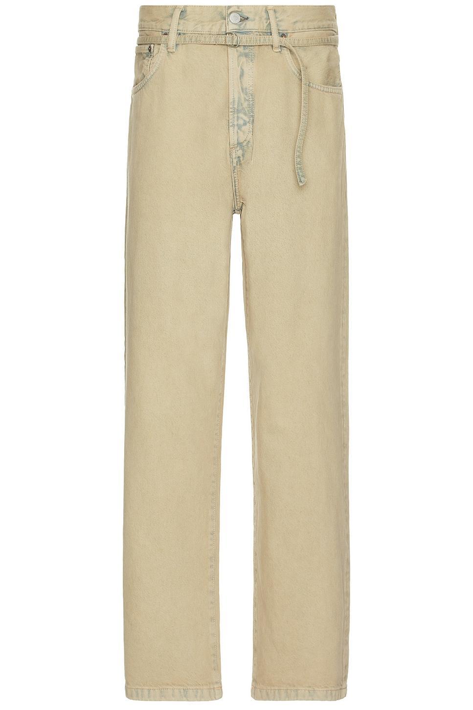 ACNE STUDIOS 1991 Toj Straight Denim Jean In Light Sand Product Image