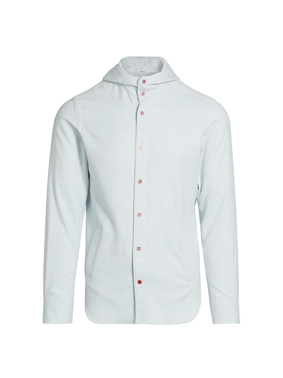 Mens Mariano Hooded Cotton Shirt Product Image