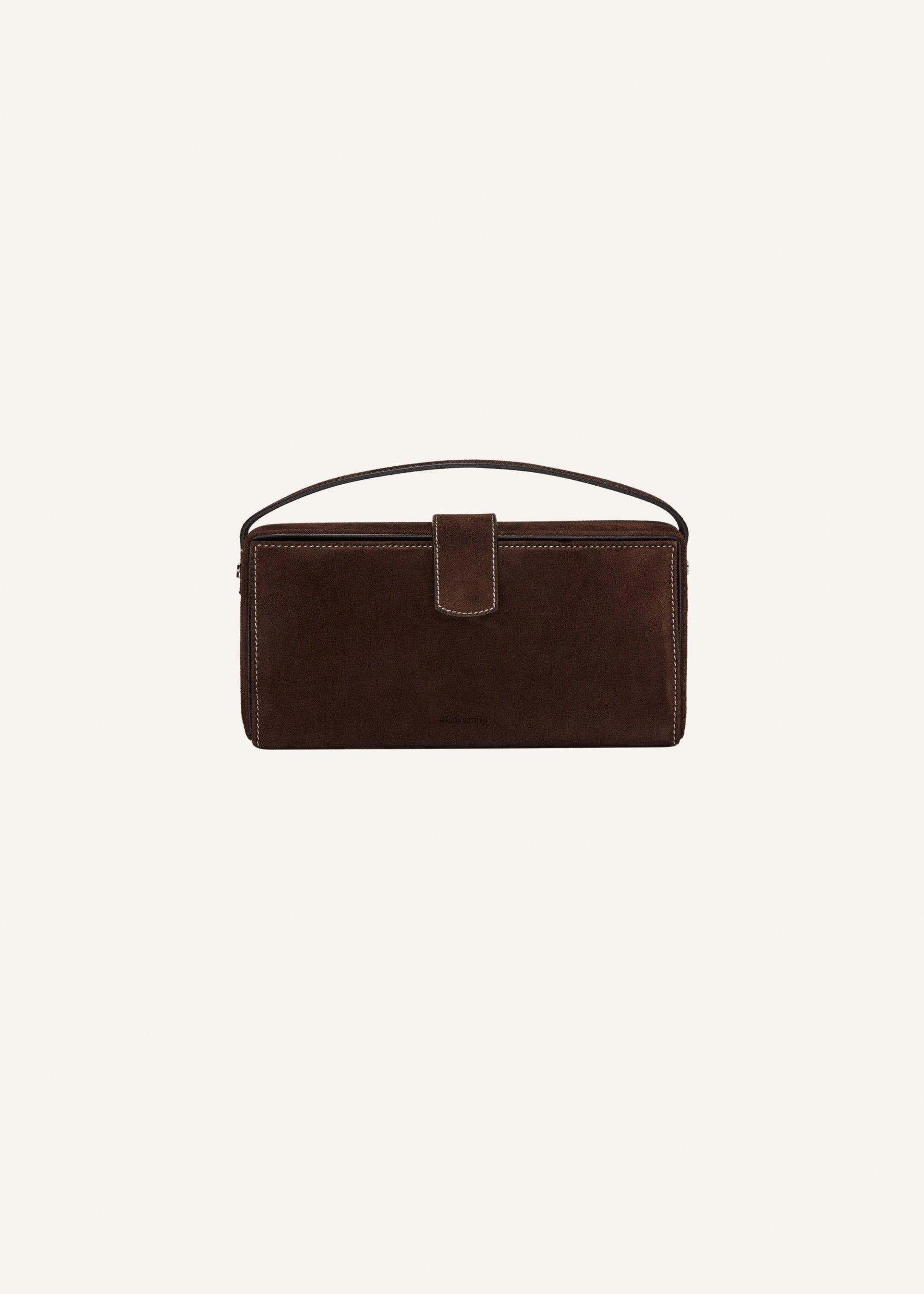 Apolonia bag in brown suede Product Image