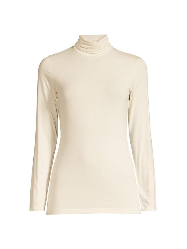 Womens Knit Turtleneck Top Product Image