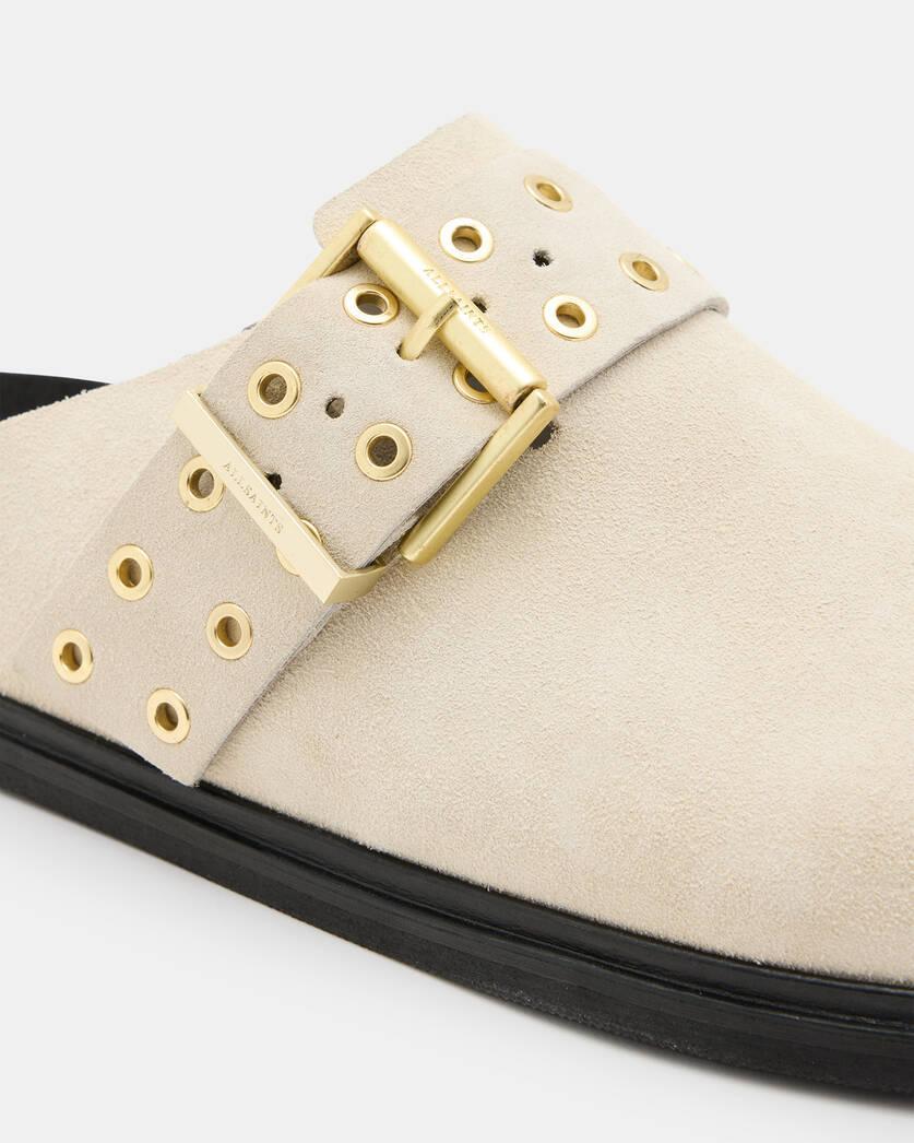 Juno Leather Eyelet Mule Shoe Product Image