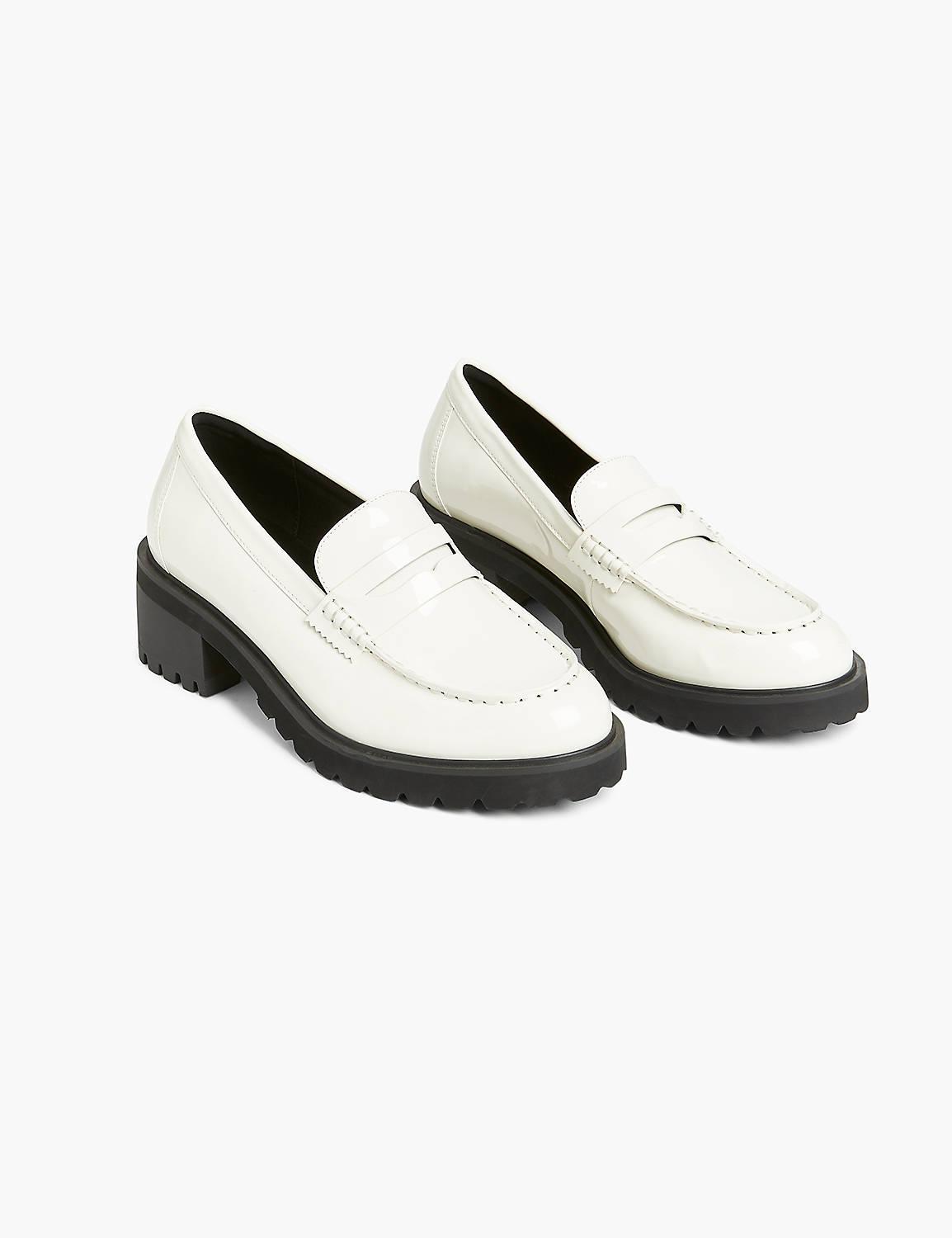 Dream Cloud Patent Faux-Leather Lug Sole Loafer Product Image