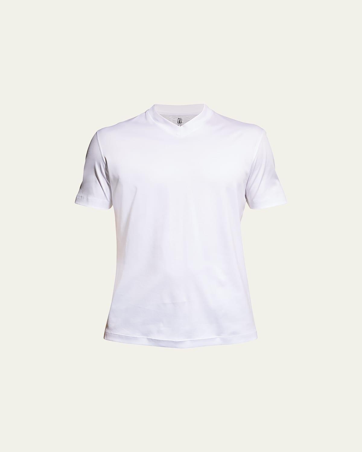 Mens Basic-Fit V-Neck T-Shirt Product Image