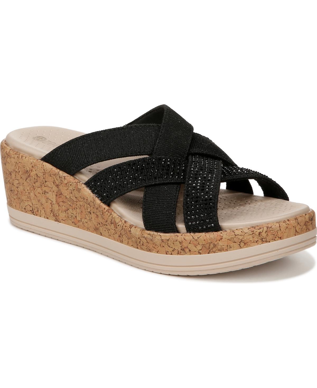 BZees Reign Washable Strappy Wedge Sandals Product Image