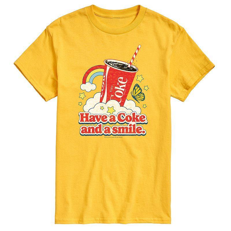 Mens Coca-Cola Have A Coke And A Smile Graphic Tee Blue Product Image