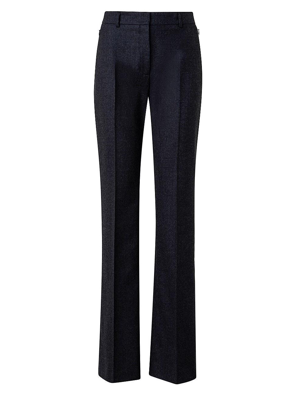 Akris Marilyn Wool Stretch Flannel Pants Product Image