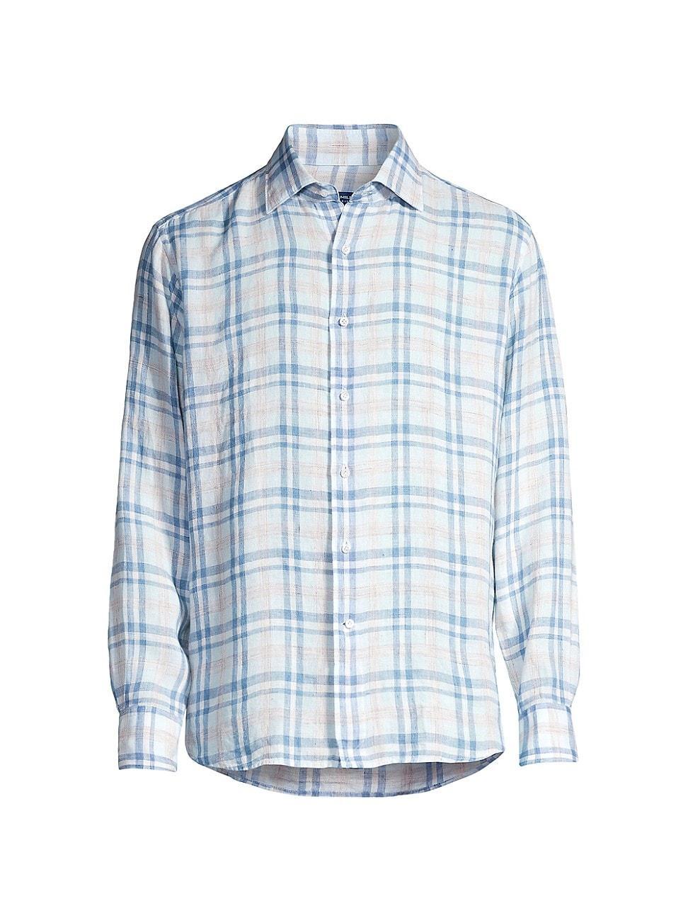 Mens Crown Crafted Emil Linen Sport Shirt Product Image