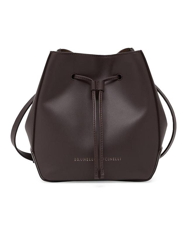 Womens Calfskin Bucket Bag with Monili Product Image