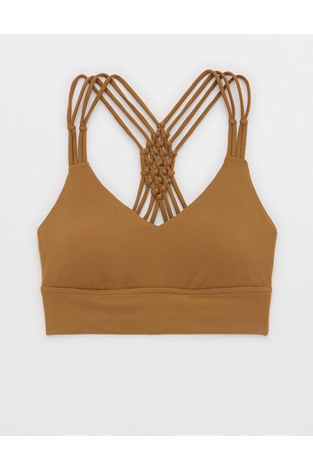 OFFLINE By Aerie Real Me Xtra Macrame Sports Bra Women's Product Image